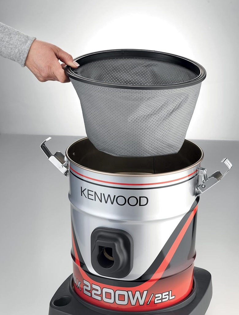 KENWOOD DRUM VACUUM CLEANER,  VDM60.000BR, 2200W, 25L TANK  