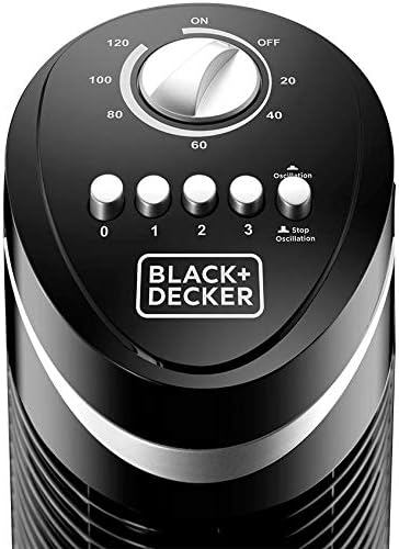 BLACK & DECKER TOWER FAN TF50-B5 WITH TIMER