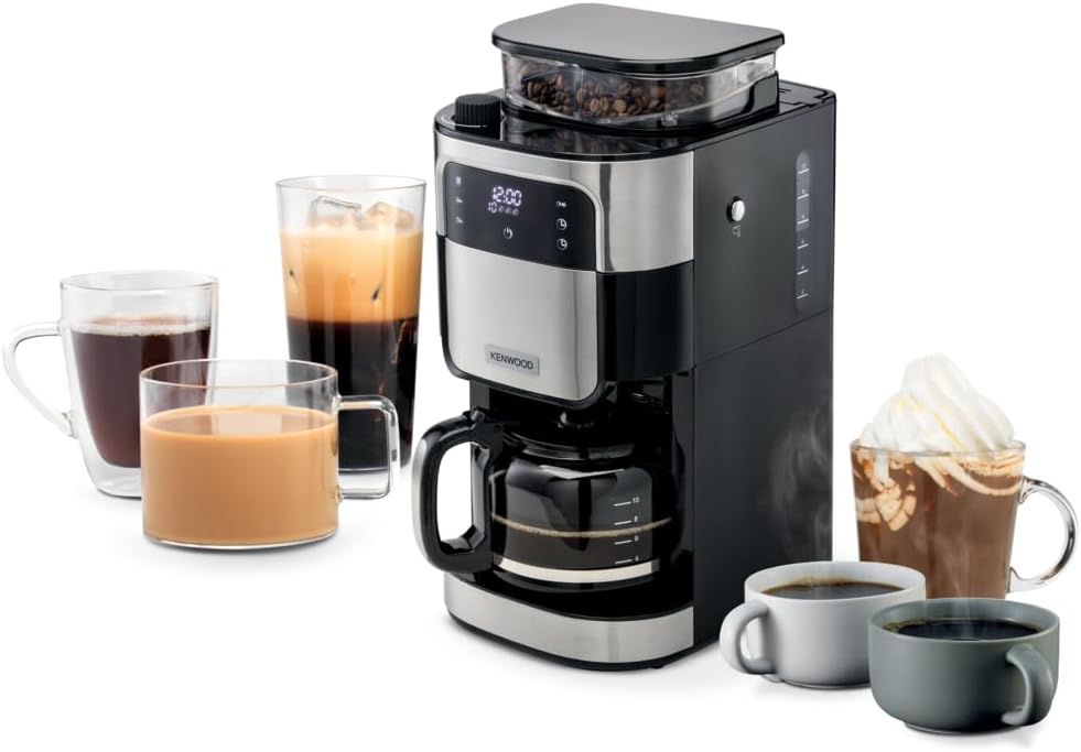 KENWOOD CMM40.000BM GRIND AND BREW DRIP COFFEE MACHINE 