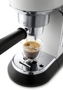 DELONGHI DEDICA STYLE TRADITIONAL PUMP ESPRESSO MACHINE, COFFEE AND CAPPUCCINO MAKER, EC685.W 