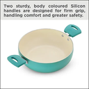 Hawkins Casserole IUC30G Aqua Die Cast Cook n Serve 3 Litre with Glass Lid