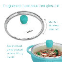 Hawkins Casserole UBC125G Aqua Baby1.25 Litre with Glass Lid