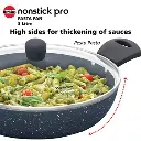 Hawkins Pasta Pan ICP26G, 26cm, Induction Compatible, Ceramic, Nonstick with Glass Lid