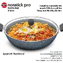 Hawkins Pasta Pan ICP26G, 26cm, Induction Compatible, Ceramic, Nonstick with Glass Lid