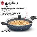 Hawkins Pasta Pan ICP26G, 26cm, Induction Compatible, Ceramic, Nonstick with Glass Lid