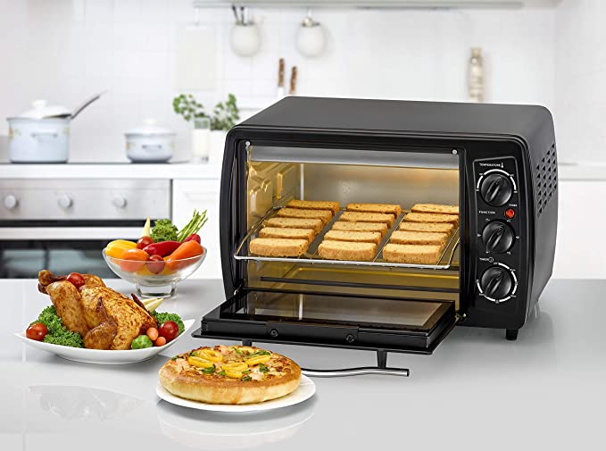 BLACK & DECKER TOASTER OVEN TRO19RGD-B5 19L DOUBLE GLASS