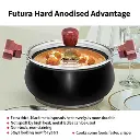 Futura Cook-n-Serve Handi, IACH30G, Induction Compatible Hard Anodised  3 Litre