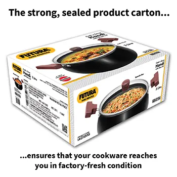 Futura Cook-n-Serve Handi, IACH30G, Induction Compatible Hard Anodised  3 Litre