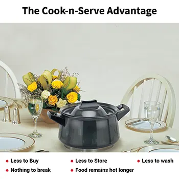 Futura Handi Saucepan AH3S Hard Anodised  3 Litre with Hard Anodised Lid (4.06 mm Thick)