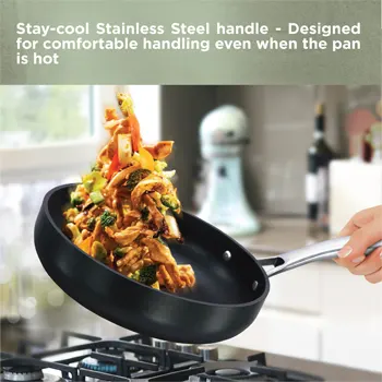 Futura PRO Nonstick Frying Pan PNF22S, 22cm, With SS Lid