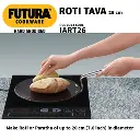 Futura Roti Tava IART26, 26cm, Induction Compatible, Hard Anodised  (4.88 mm Thick)