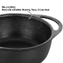 Futura Cast Iron Baby Casserole CIC125G with Glass lid 1.25 Litre