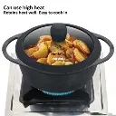 Futura Cast Iron Baby Casserole CIC125G with Glass lid 1.25 Litre