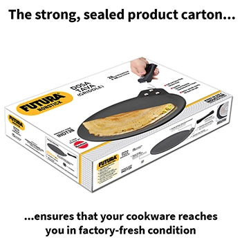 Futura Chapati Dosa Tava, INDT28, Nonstick, Induction Compatible, 28 cm