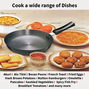 Futura Frying Pan IAF24 24 cm Induction Compatible Hard Anodised  (4.06 mm Thick)