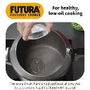 Futura Pressure Cooker IFP30 Hard Anodised 3 Litre (works of Gas+Induction)