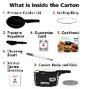 Futura Pressure Cooker IFP30 Hard Anodised 3 Litre (works of Gas+Induction)