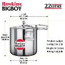 Hawkins Pressure Cooker BB22 Bigboy 22 Litre 