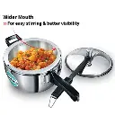 Hawkins Pressure Cooker HSST35 Tri-Ply Stainless Steel 3.5 Litre (Works on Gas+Induction)