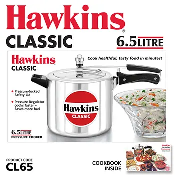 Hawkins Pressure Cooker CL65 Classic 4 Litre  
