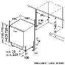BOSCH BI DISHWASHER SMV26AX00M 12 PLATE SETTING  