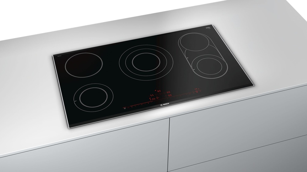 BOSCH BI HOB PKM975DK1D 90CM 5E CERAMIC BLK GLASS