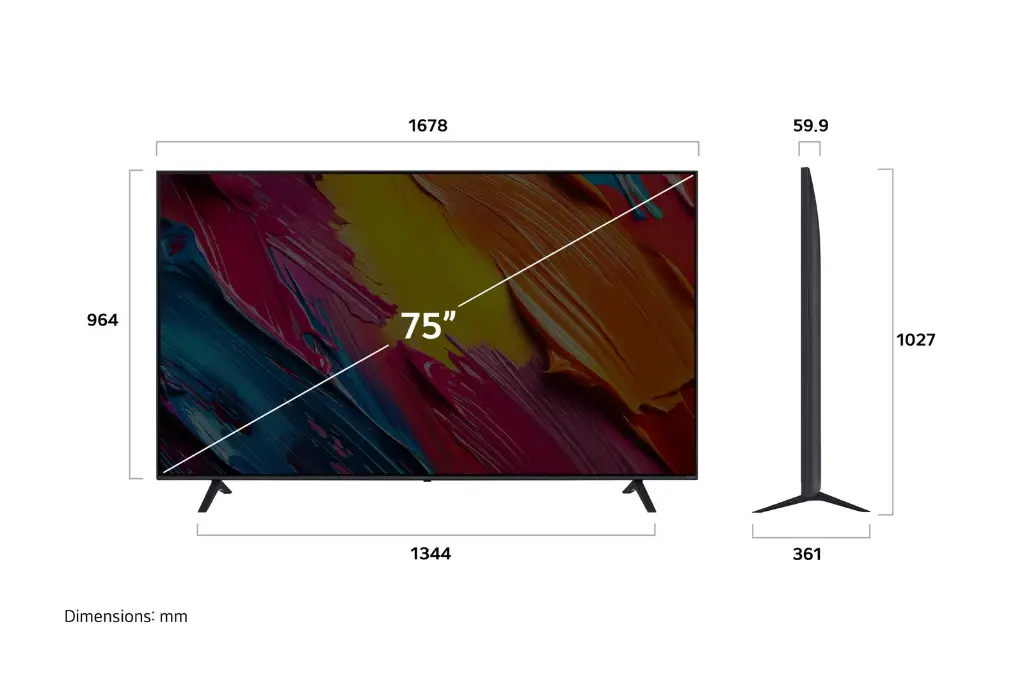 LG 75QNED70A6A 75" QNED TV - AI 4K 