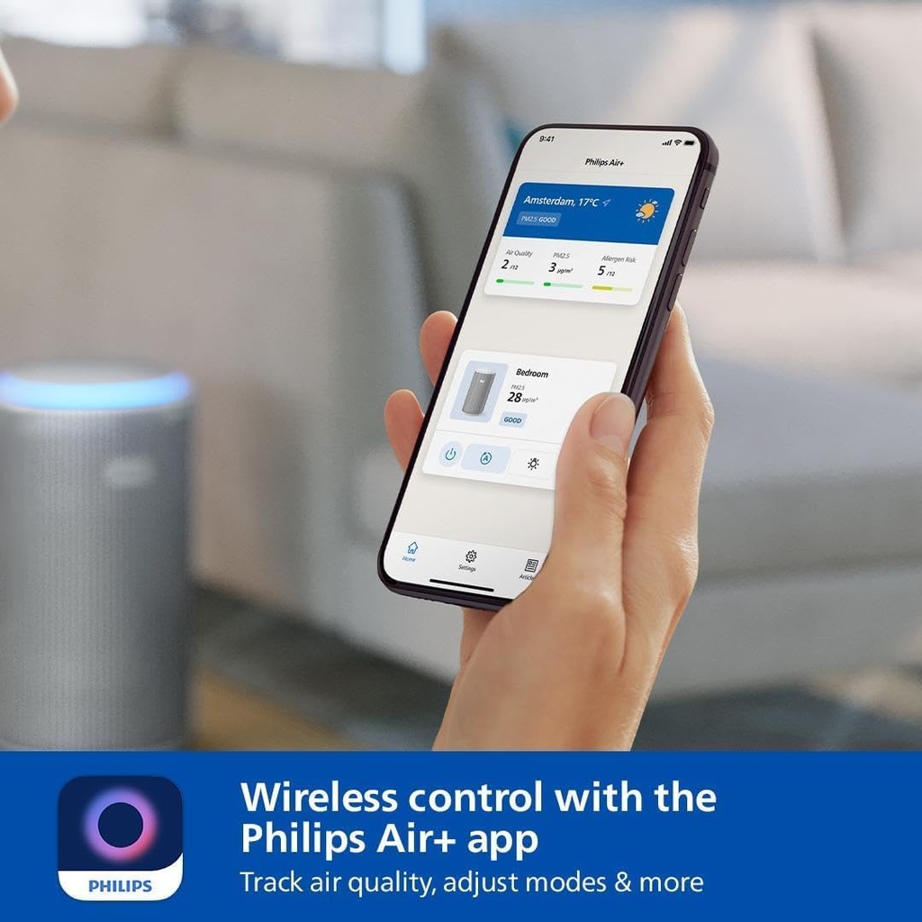 PHILIPS AC3220/10 AIR PURIFIER BASIC PLUS WHT, PureProtect 3200 Series, Smart Air Purifier 