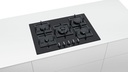 BOSCH BI HOB PPQ7A6B20 75CM 5G BLK DUAL WOK