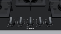 BOSCH BI HOB PPQ7A6B20 75CM 5G BLK DUAL WOK
