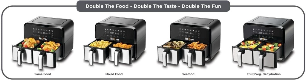 DIGITAL DUAL ZONE AIR FRYER DZAF1700-B5