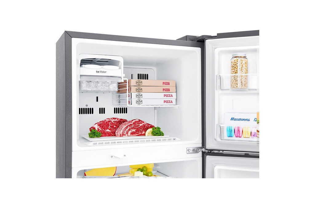 LG GL-C252SLBB Top Mount Freezer Fridge, 234 L - Smart Inverter Compressor, Multi Air Flow, Movable Ice Tray