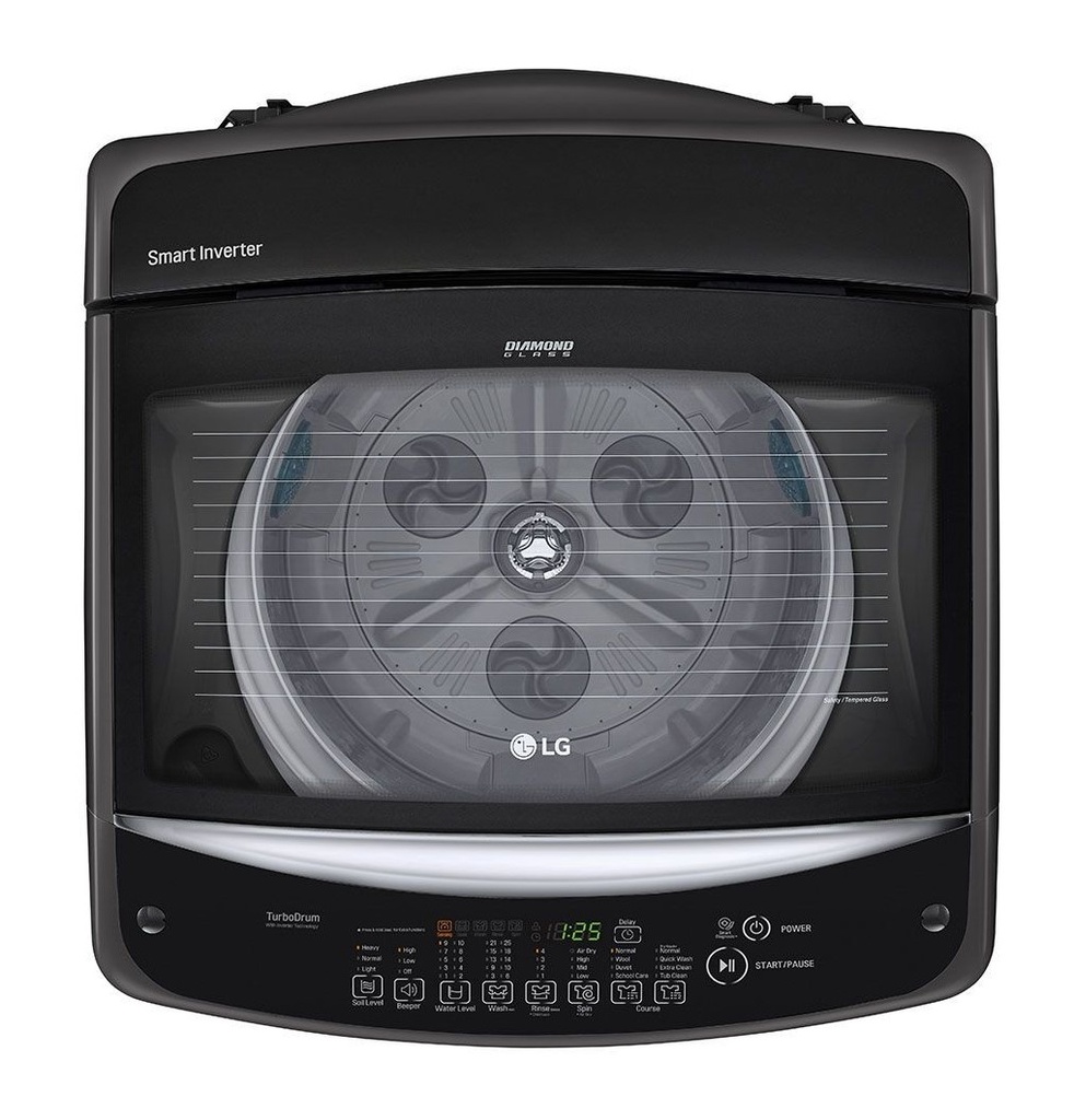 LG T1466NEHG2 Top Load Washing Machine, 14KG - Smart Inverter Control, Smart Motion, TurboDrum™