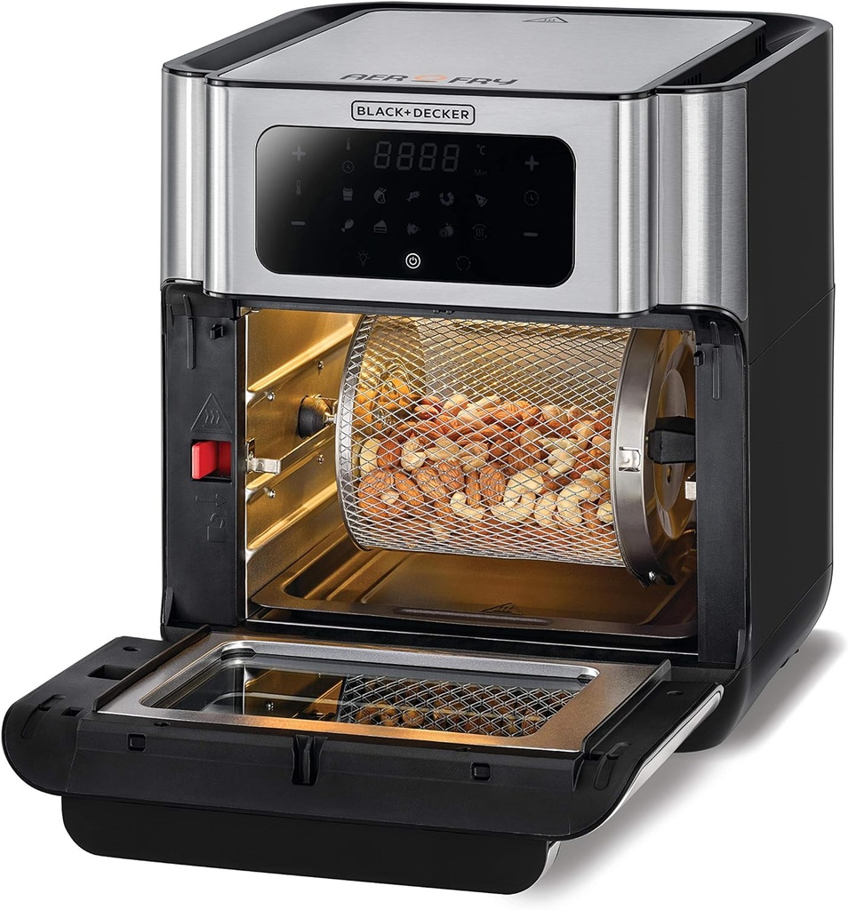 BLACK & DECKER AOF100-B5 OVEN AEROFRY 12L