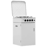 VON TT COOKER 4G VAC5C040CY 2in1 CYL WHITE