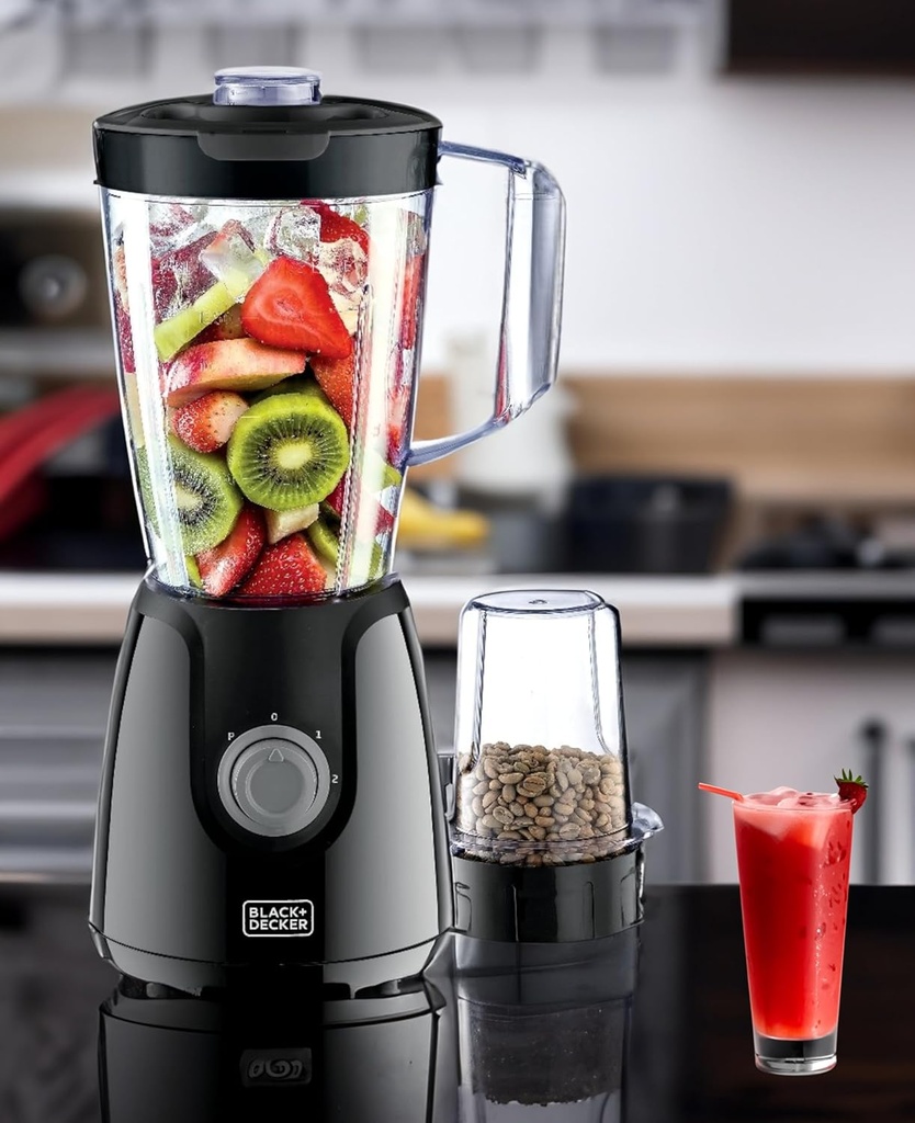 BLACK & DECKER BX4130-B5 400W, 1.5L BLENDER WITH GRINDING MILL
