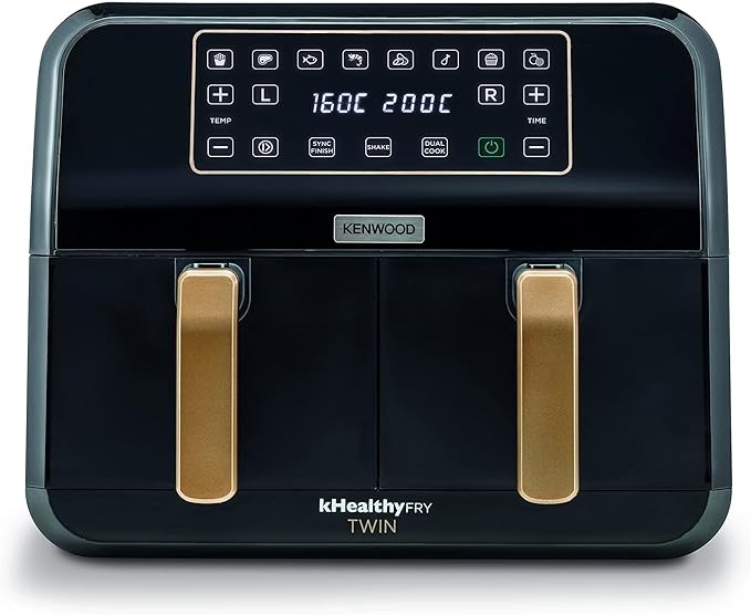 KENWOOD HFP70.000BK DUAL AIR FRYER - 4L+4L