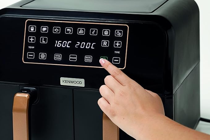 KENWOOD HFP70.000BK DUAL AIR FRYER - 4L+4L