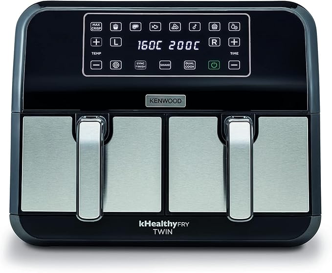 KENWOOD HFM75.000MB DUAL AIR FRYER - 4L+4L