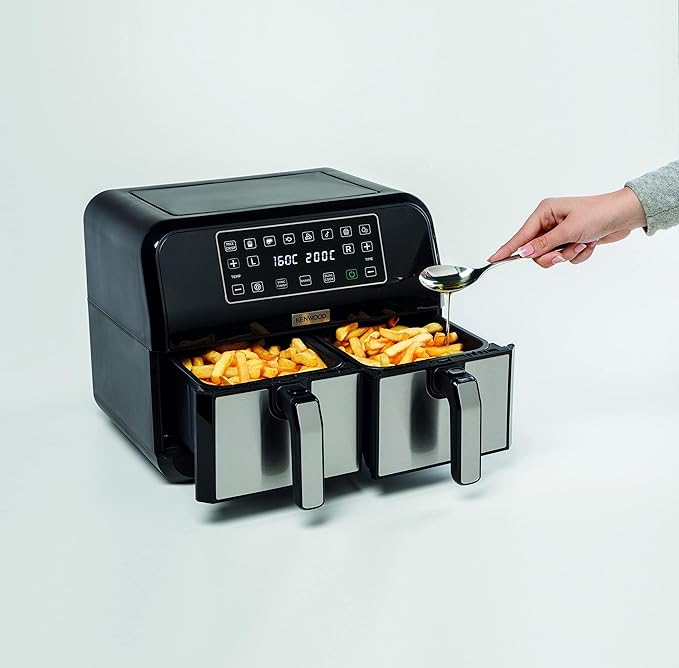 KENWOOD HFM75.000MB DUAL AIR FRYER - 4L+4L