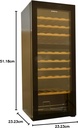 KENWOOD BCW 55 BOTTLES BEVERAGE COOLER