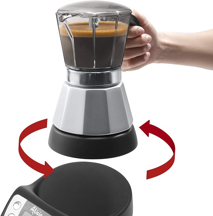 DELONGHI ALICIA PLUS EMKP 63.B - COFFEE MAKERS (FREESTANDING, BLACK, SILVER, BUTTONS, 50/60 HZ)