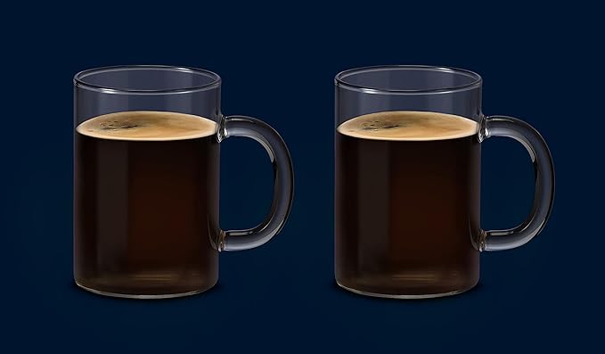 DELONGHI AMERICAN COFFEE GLASSES, 250 ML, SET OF 2 DLSC320