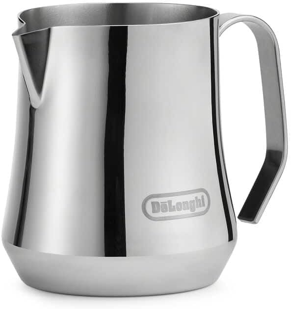 DELONGHI MILK FROTHING PITCHER, STAINLESS STEEL, 17 OZ - DLSC069