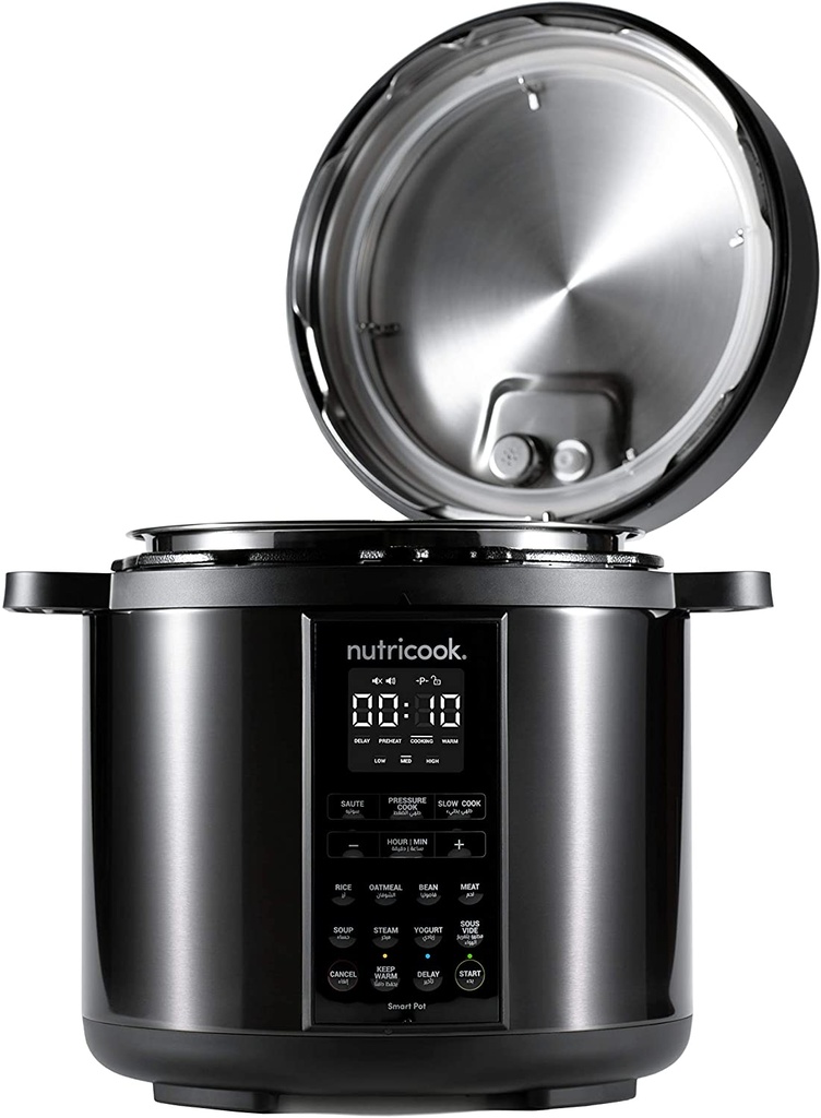 Nutricook NC-SP208K Smart Pot Pressure Cooker Black - 8L