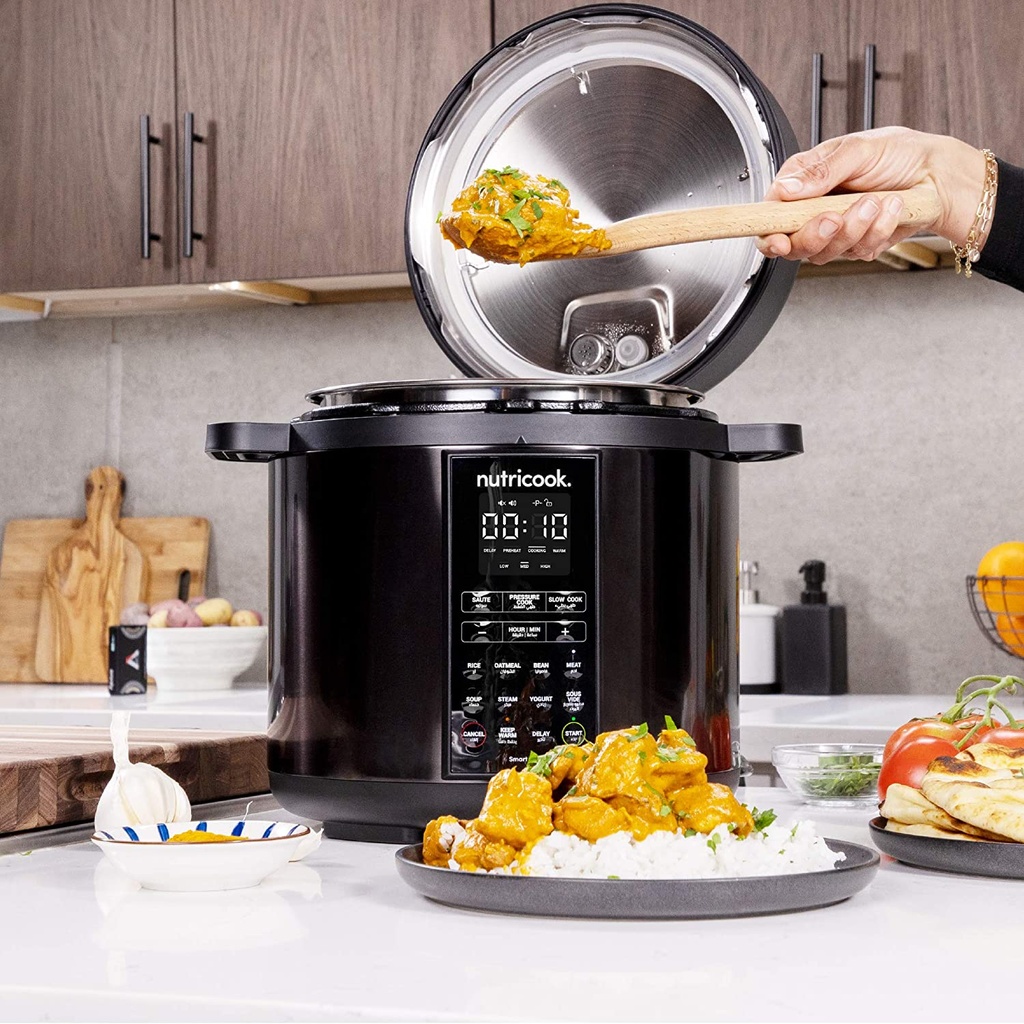 Nutricook NC-SP208K Smart Pot Pressure Cooker Black - 8L