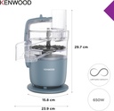 KENWOOD FDP22.130GY FP KW FP1+DP INT FOOD PROCESSOR 650 W 
