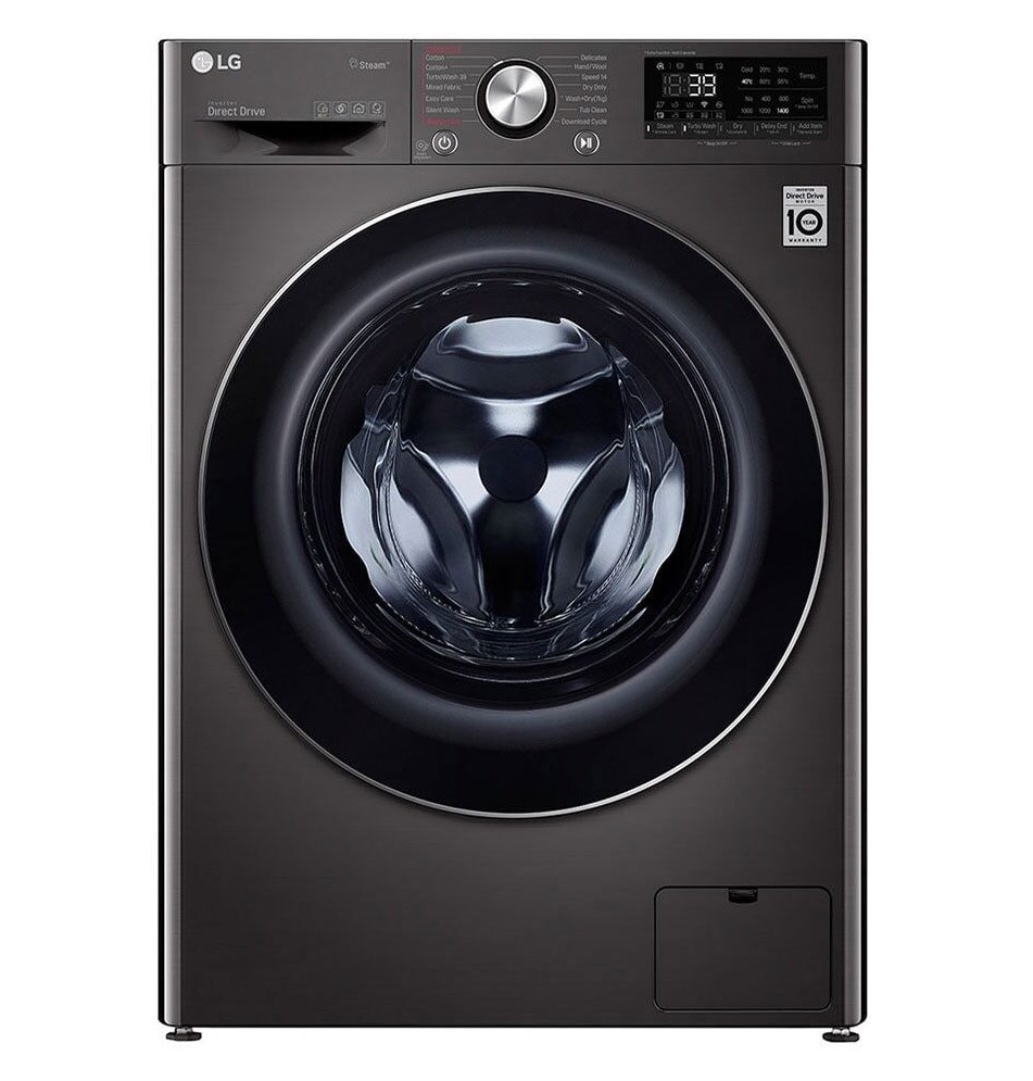 LG F4R5VGG2E Front Load Washer Dryer, 9/5KG - AI DD Technology, Steam Technology, Wi-Fi ThinQ™