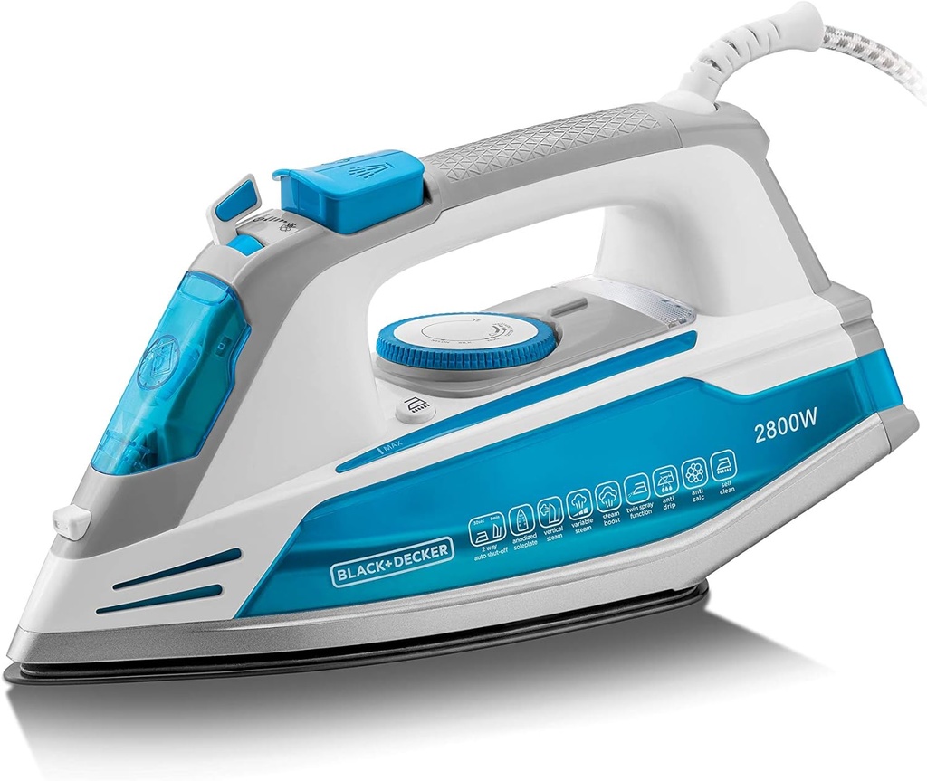 [35102095] BLACK & DECKER STEAM IRON X2800-B5