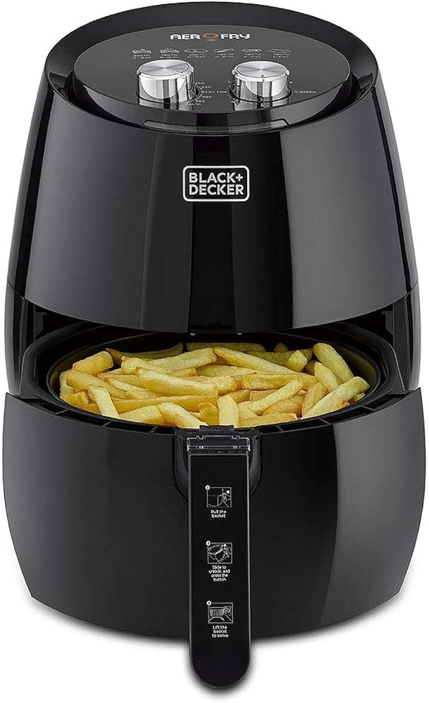 BLACK & DECKER AIR FRYER AF350-B5 4.5L MANUAL AEROFRY